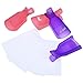 eBoot 20 Pieces Nail Soak off Cap Clip Nail UV Gel Polish Remover Clips with 420 Pack Nail Polish Remover Pads Nail Wipes Cotton Pads