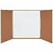 Ghent Conference Cabinet - Porcelain Magnetic Whiteboard w/Cork on Interior of Doors - Oak