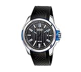 Citizen Men's Drive Eco-Drive Two-Tone Date Strap Watch with Blue Accents