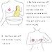 Airbin Nipple Covers, Women Disposable Flower Shaped Nipple Covers - 12 Pairs (24 pads)