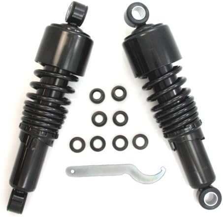 Factory Spec, FS-04505, Stubby Shocks Sportster Harley Lowering Black 10.5 inch