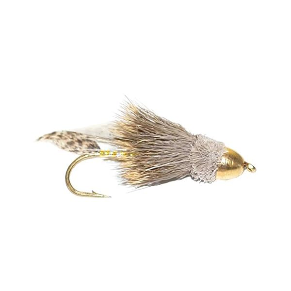 Trout-Fly-Assortment-Cone-Head-Muddler-Minnow-Streamer-Flies-Collection-1-Dozen-Flies-Sizes-2-4-6