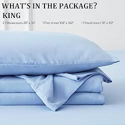 Soft Breathable King Sheet Set - Luxury Brushed Bed