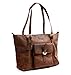 Cuero Genuine Soft Buffalo Leather Tote Bag Elegant Shopper Shoulder BagSALE