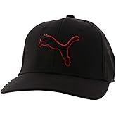 PUMA Mens Evercat Dillon 20 Stretch Fit Cap Black-red