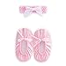 HBB Kids Little Girl's Dress Up Trendy Sassy Princess Dance Tutu with Headband & Shoes, SZ 3-5, Pink (PD03)