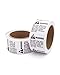 Suffocation Warning Labels, 1,000 Labels, 2 Rolls (500 Per Roll), 2