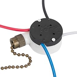 Ceiling Fan Switch Zing Ear ZE-208s E89885 3 Speed