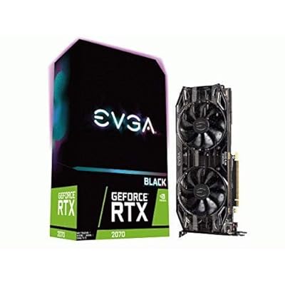 EVGA GeForce RTX 2070 Black Gaming, Dual HDB Fans Graphics Card