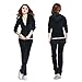 SPRINGWIND Women's Velour Hoodie+Pant Tracksuit Sport Sweat Suit Set