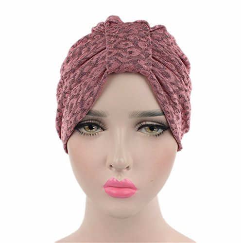 Qhome Luxury Stretchy Cotton Beanie Turban Headwrap Chemo Cap