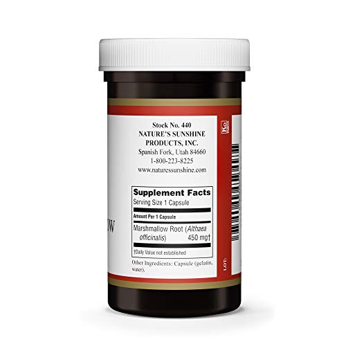 image for Nature's Sunshine Marshmallow, 100 Capsules, Kosher, Marshmallow Root 
