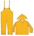 Custom Leathercraft mens Bib powersports rain suits, Yellow, Medium US