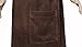 Arus Men's Organic Turkish Cotton Adjustable Closure Spa Shower and Bath Wrap Chestnut Brown S/M