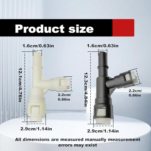 Pleoos 2PCS Car Heater Inlet Hose Fitting 15055343 Heater Inlet Hose Connector photo 11