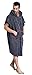 Winthome Changing Towel Robe, Surf Poncho (Gray) Short