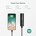 External Battery Pack RAVPower 5000 Power Bank 5000mAh Portable Charger (2.4A Output & 2A Input) Power Pack with iSmart Technology for iPhone Galaxy S9 and More (Black)