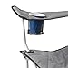 Core Equipment Folding Padded Quad Chair with Carry Bag, Gray