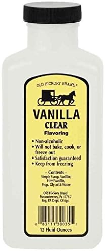 Imitation Clear Vanilla Flavoring, 12-ounces