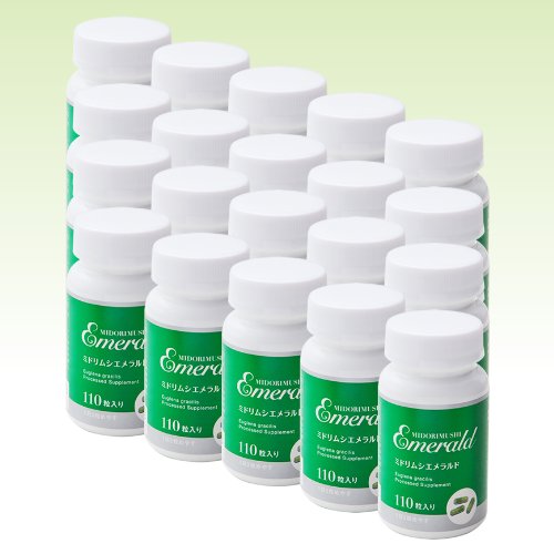 ずっと気になってた その他 個セット ミドリムシエメラルド B00dsi2zea 1個110粒入 サプリメント ミドリムシ ユーグレナミドリムシマーク取得 最新作の