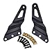 Omotor 99-06 Chevy Silverado/GMC Sierra Steel Metal Upper Roof Windshield Mounting Brackets for 54 Inch Curved Led Work Light Bar SUV Offroad Lighting