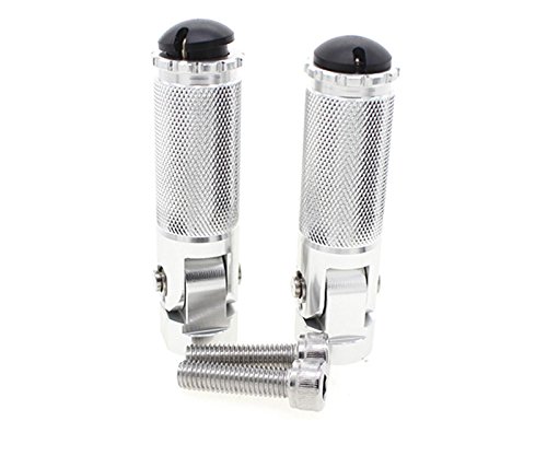 FXCNC Racing 8mm Billet Motorcycle Folding Rearsets Footrest Footpegs Foot pegs Pedal Universal for Kawasaki Z750 04-06,ZZR600 05-08,ZX9R 99-03,ZX10R 04-16