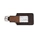 Saddleback Leather Co. Strong Full Grain Leather Luggage Travel Bag Tag Stainless Steel Hardware Includes 100 Year Warranty
