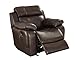 Homelegance 9724BRW-1 Rocker Reclining Chair, Brown Bonded Leather