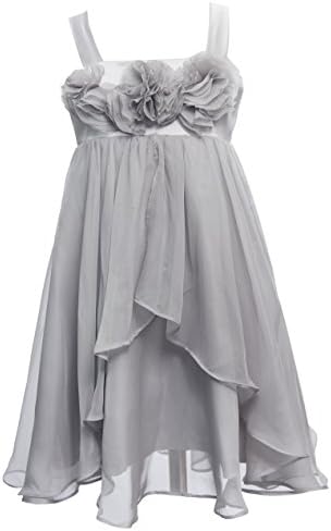 Princhar Girl's Blush Pink Flower Girl Dress Girls Toddler Party Dresses