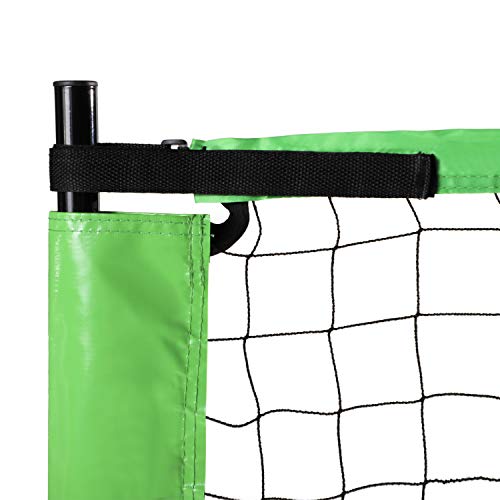 BullFrog Pickleball Set Portable Pickleball Net with Frame, Padded