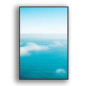 Framed Canvas Wall Art for Living Room, Bedroom Coast and Sea Canvas Prints for Modern Home Decoration Ready to Hang - 16"x24" inches