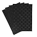 Bardwil Linens Reflections Set of 4 Placemats, Black
