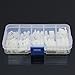 NALAKUVARA 300pcs M2 M3 Nylon Hex Nuts Spacers Screws Stand-Off Plastic Accessories Assortment Kit (Black+White) Come with Plastic Box