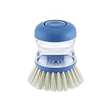 Kitchenaid Soap Dispensing Palm Brush, Ocean Blue