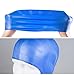 Ssking Swim Cap Keeps Hair and Ear protector -100% Silicone with Nose Clip &Ear Plugs for Women and Men (Blue)