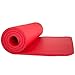 Foam Sleep Pad - 0.50in Thick Non-Slip, Lightweight, Waterproof Camping Mat with Carry Handle for Cots, Hiking or Sleepovers by Wakeman Outdoors (Red)