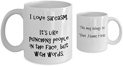 Coffee Mugs with Sayings and Ability to Design Your Own Mug. Customized Coffee Mugs Are Personalized Mugs with Text That Can Be Presents For Women, Men, Co-Workers or Gifts For Bosses.