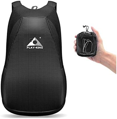 IDEALUX Packable Backpack, Lightweight, Foldable, Handy Small Tiny Hiking Backpack Daypack, 20L Storage, for Women, Men, Kids, Outdoor, Travel, School,Camping