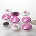 Officemate Breast Cancer Awareness Medium Size Magnets, Pack of 15, Pink/White (08912)