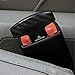 Universal Vehicle Mounted Carbon Fiber Car Safety Seat Belt Buckle Clip Car-Styling - Pack of 2