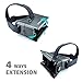 SUNNYPEAK Plastic Google Cardboard with 3D Virtual Reality Glasses & Adjustable Focal Distance for iPhone, Samsung, Nexus, HTC, Moto, LG Select Smartphones with QR Code (Black, with Magnet)