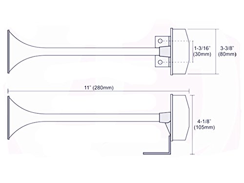 Marine-12v-Electric-Single-11-Trumpet-Horn-Boat-Caravan-Rvs-Five-Oceans-BC-3033 Marine-12v-Electric-Single-11-Trumpet-Horn-Boat-Caravan-Rvs-Five-Oceans-BC-3033
