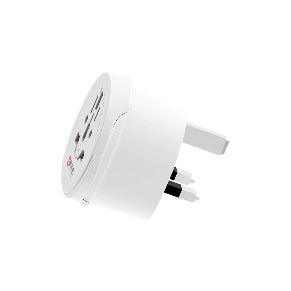 SKROSS 1500220 Country Travel Adapter - World to UK - White