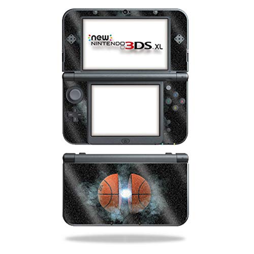 MightySkins Glossy Glitter Skin for Nintendo New 3DS XL (2015) - Basketball Orb…