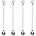 kilofly Rhinestone Party Stir Bar Spoon Value Pack, Set of 4