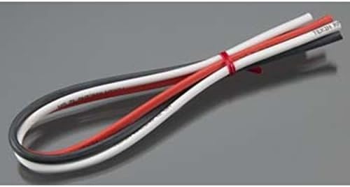 Tekin TT3011 12awg Silicon Power Wire 3pcs 12 Red/Blk/White by Tekin, Inc