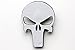Tactical Freedom Premium 3D Metal Decal/Sticker - Punisher Skull for Car, Truck and Motorcycle 3