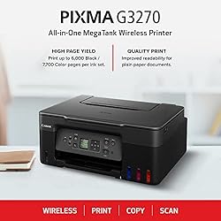 Canon MegaTank G3270 All-in-One Wireless Inkjet