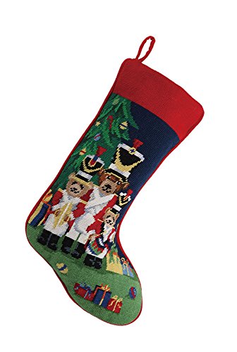 Peking Handicraft 31PK274MC Christmas Bears Needlepoint Stocking, 11 x 18