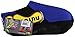 Nufoot Booties Men's Shoes, Foldable & Flexible Footwear, Fold and Go Travel Shoe, Yoga Socks, Indoor Shoes, Slippers, Royal with Black Stripe, Extra Large